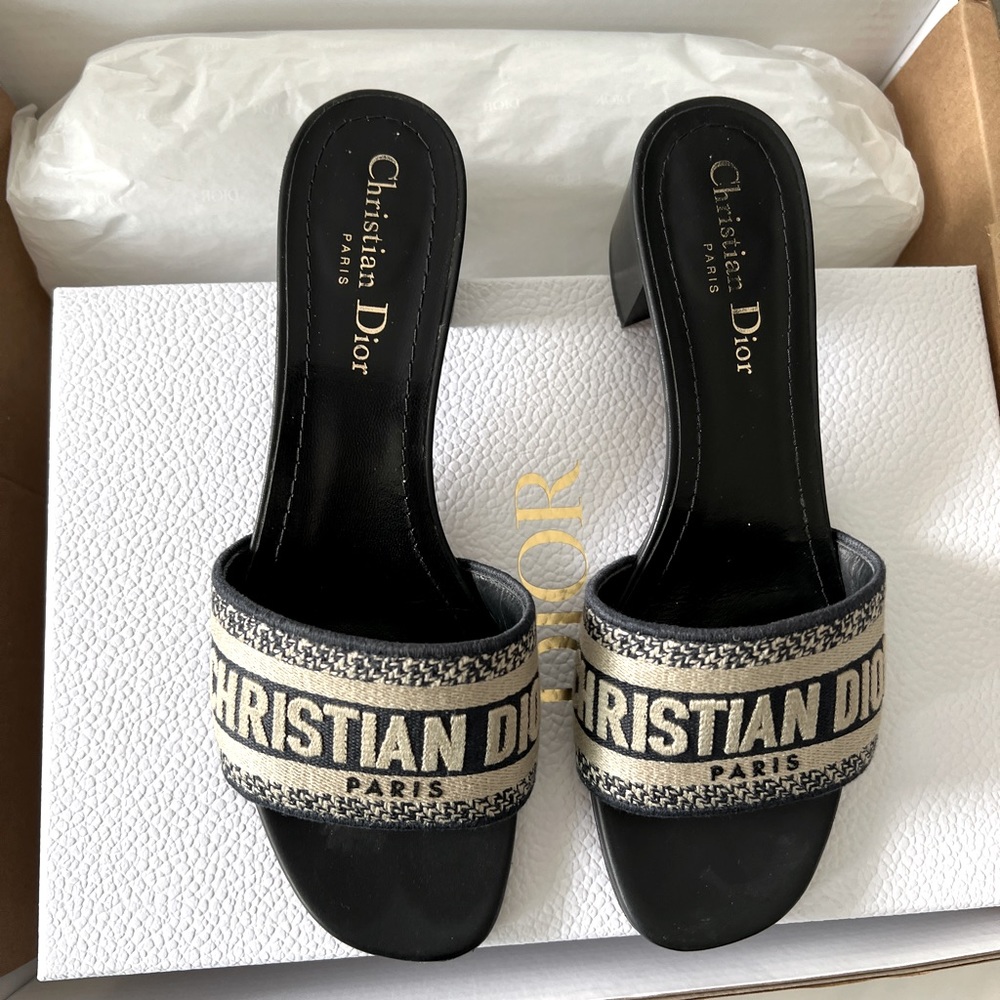 DIOR DWAY HEELED SLIDE